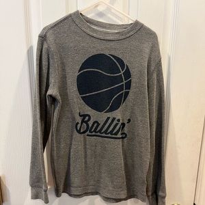Boys Old Navy Ballin’ Long Sleeve Tee